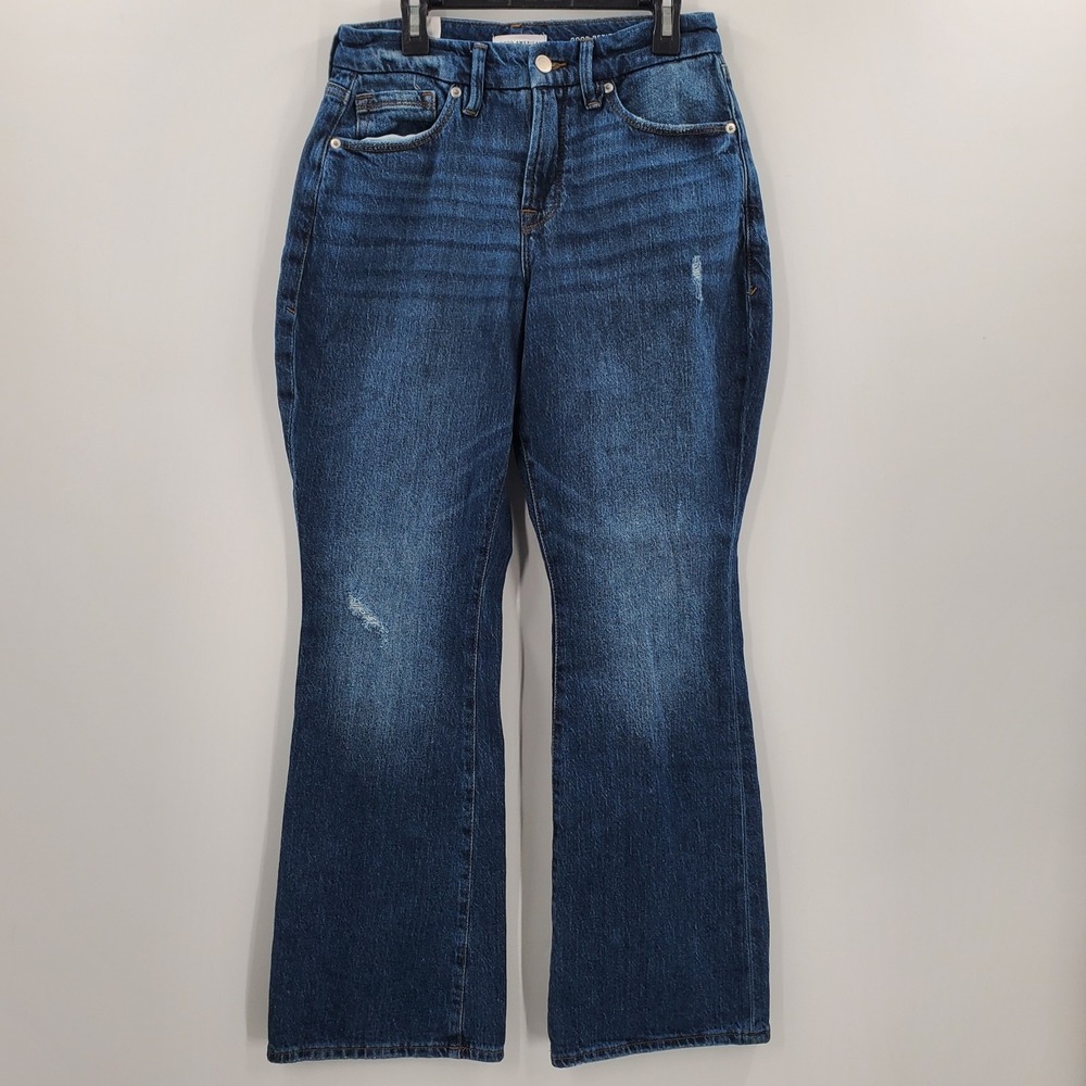Good American Boot Cut Jeans - Deep Indigo